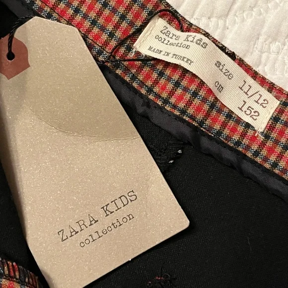 Zara Kids Plaid Pants - Picture 3 of 5
